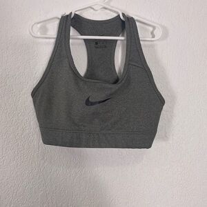 Nike Dri-Fit Grey Racerback Sports Bra